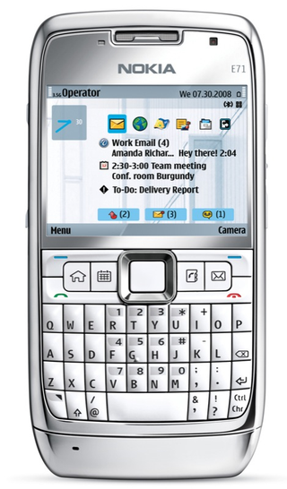 Illustration for article titled Nokia E71 and E66 Phones Stuffed with Two Cameras, Wi-Fi, GPS and More
